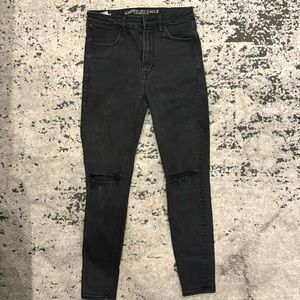 American eagle skinny jeans distressed knee women’s